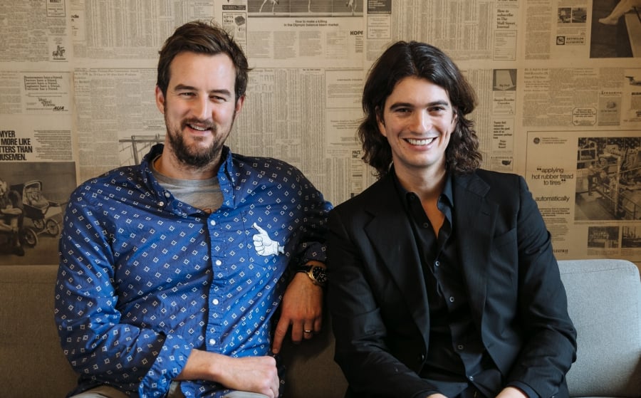 Miguel McKelvey, Chief Creative Officer, i Adam Neumann, Chief Executive Officer WeWork