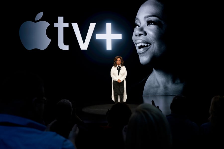 Występ Oprah na zakończenie konferencji Apple